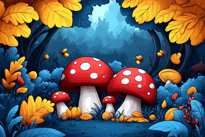 Enchanted Mushroom Forest