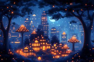 Enchanted Night City