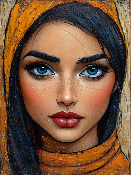 Enchanting Gaze Portrait
