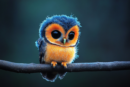 Enchanting Owl Portrait