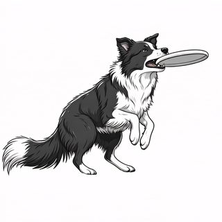 border-collie-frisbee