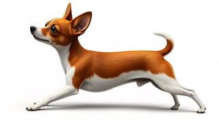 running chihuahua dog