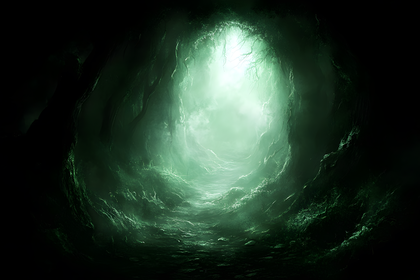 Enigmatic Cave Light