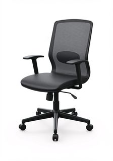 black mesh office chair