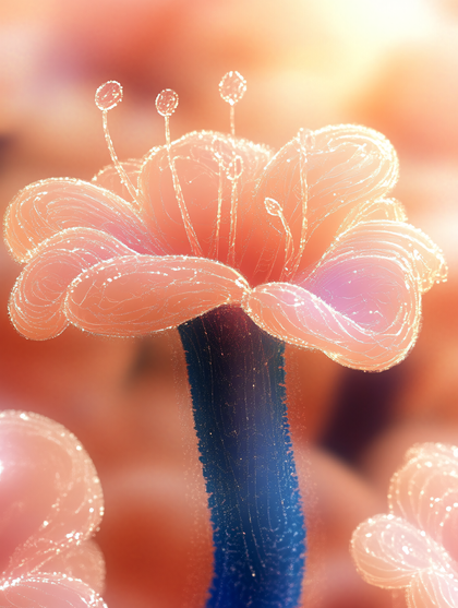 Ethereal Bloom Digital Art