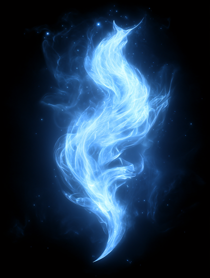 Ethereal Blue Energy Stream