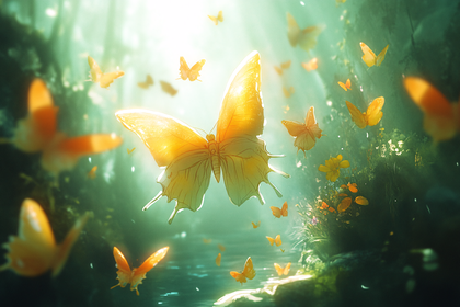 Ethereal Butterfly Dreamscape