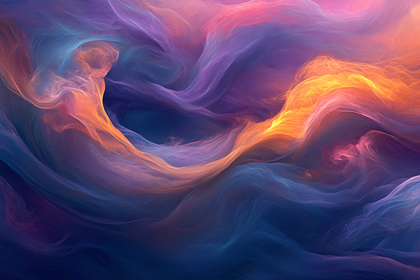 Ethereal Colored Swirls