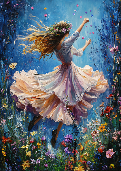 Ethereal Floral Dance