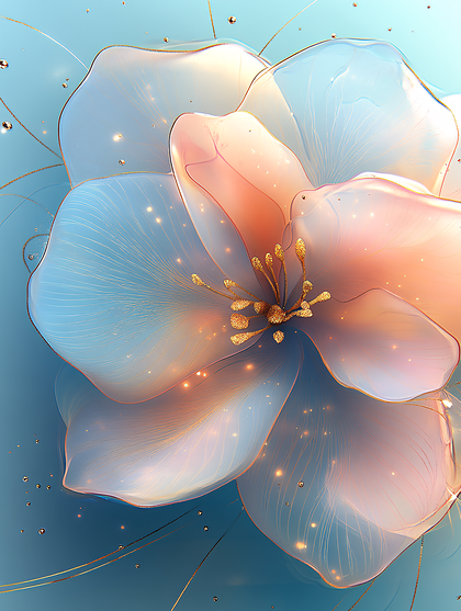 Ethereal Flower Bloom