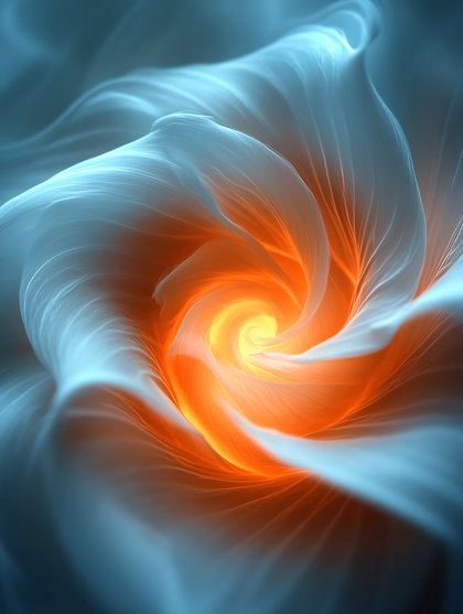 Ethereal Glowing Swirl