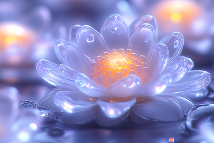 Ethereal Lotus Bloom
