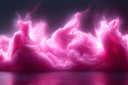 Ethereal Pink Cloudscape
