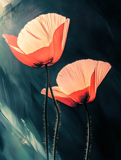 Ethereal Poppies in Bloom