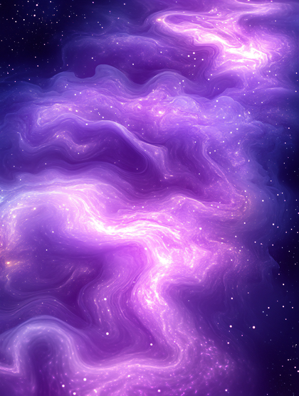 Ethereal Purple Nebula