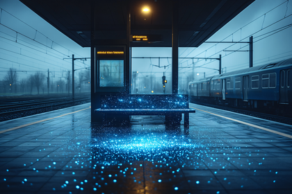 Ethereal Train Station