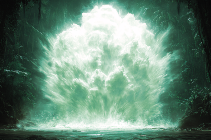 Ethereal Waterfall Plunge