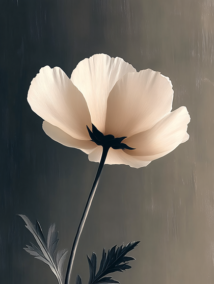Ethereal White Flower