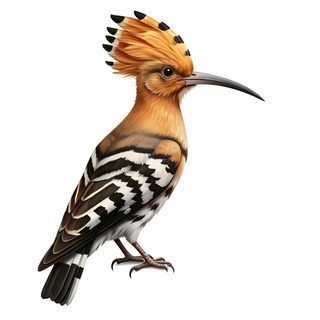 hoopoe bird illustration