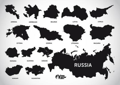 European Countries Free Vector