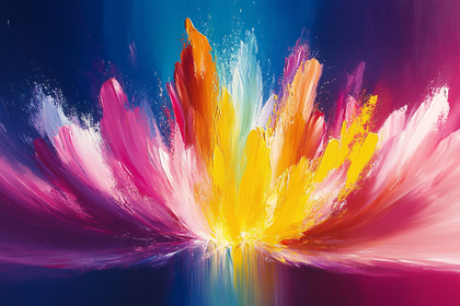 Exploding Color Burst
