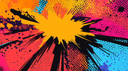 Exploding Colors Splash