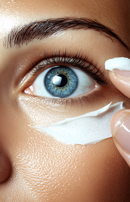 Eye Cream Application