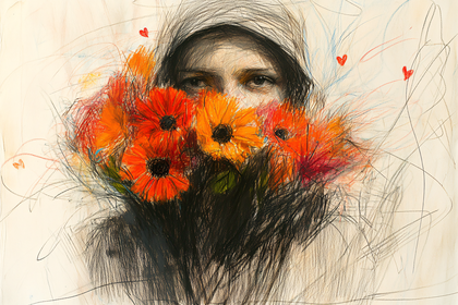 Eyes Behind Daisies