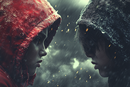 Face Off In The Rain