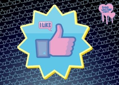 Facebook Like Button Free Vector
