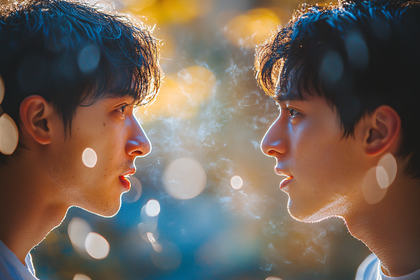 Faces Gazing through Haze