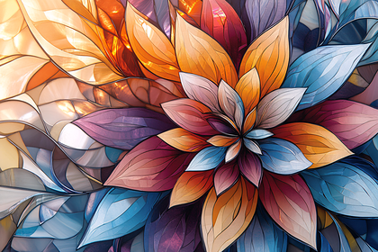 Faceted Floral Bloom