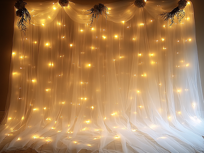 Fairy Lights Curtain