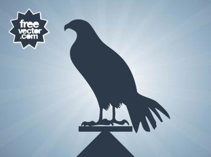 Falcon Silhouette Free Vector
