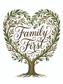 family tree heart