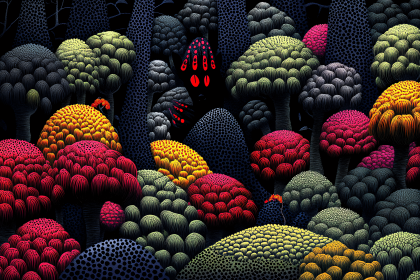 Fantasy Forest Scene