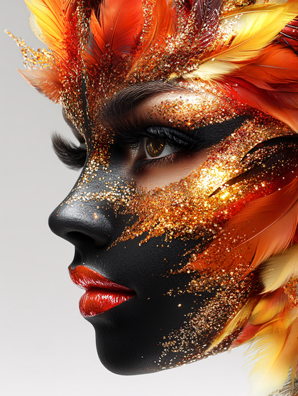 Feathered Fantasy Portrait