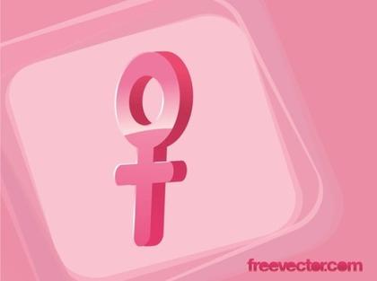 Female Gender Symbol Free Vector