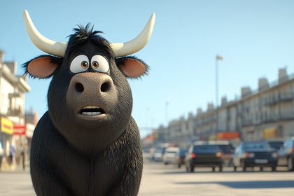 Ferdinand The Bull In City