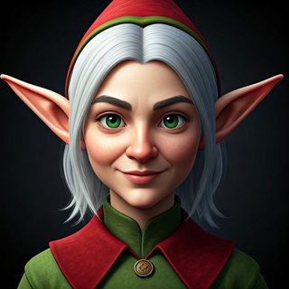 festive christmas elf