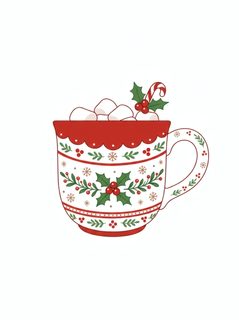 festive cocoa mug