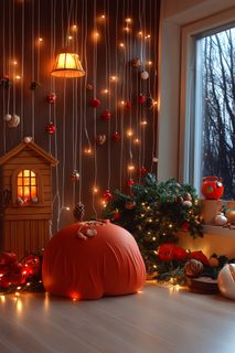 Festive Christmas Scene