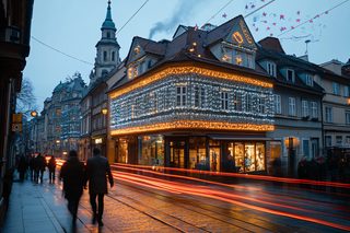 Festive City Street