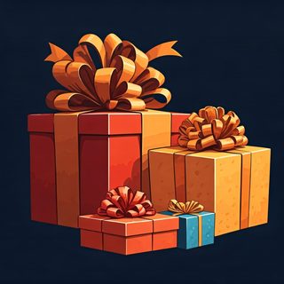 festive gift boxes