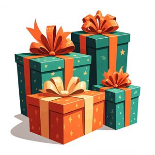 festive gift boxes