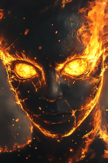 3 Fire Portrait | Free Vectors, Photos, Artwork Images | 123Freevectors