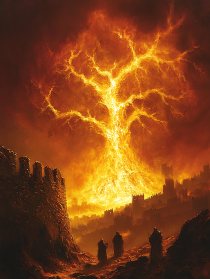 Fiery Tree Apocalypse