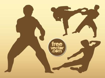 Fighting s Free Vector