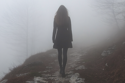 Figure in the Fog