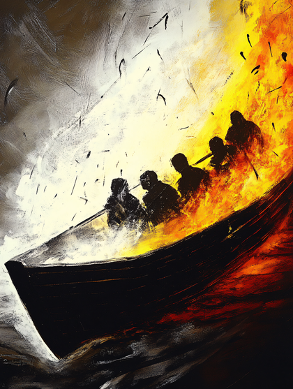 Figures In Perilous Voyage